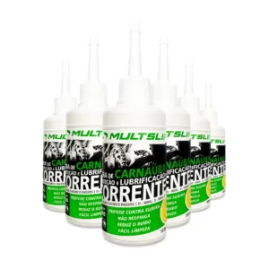 Kit 6 Ceras de Carnaúba lubrificante para Correntes de moto